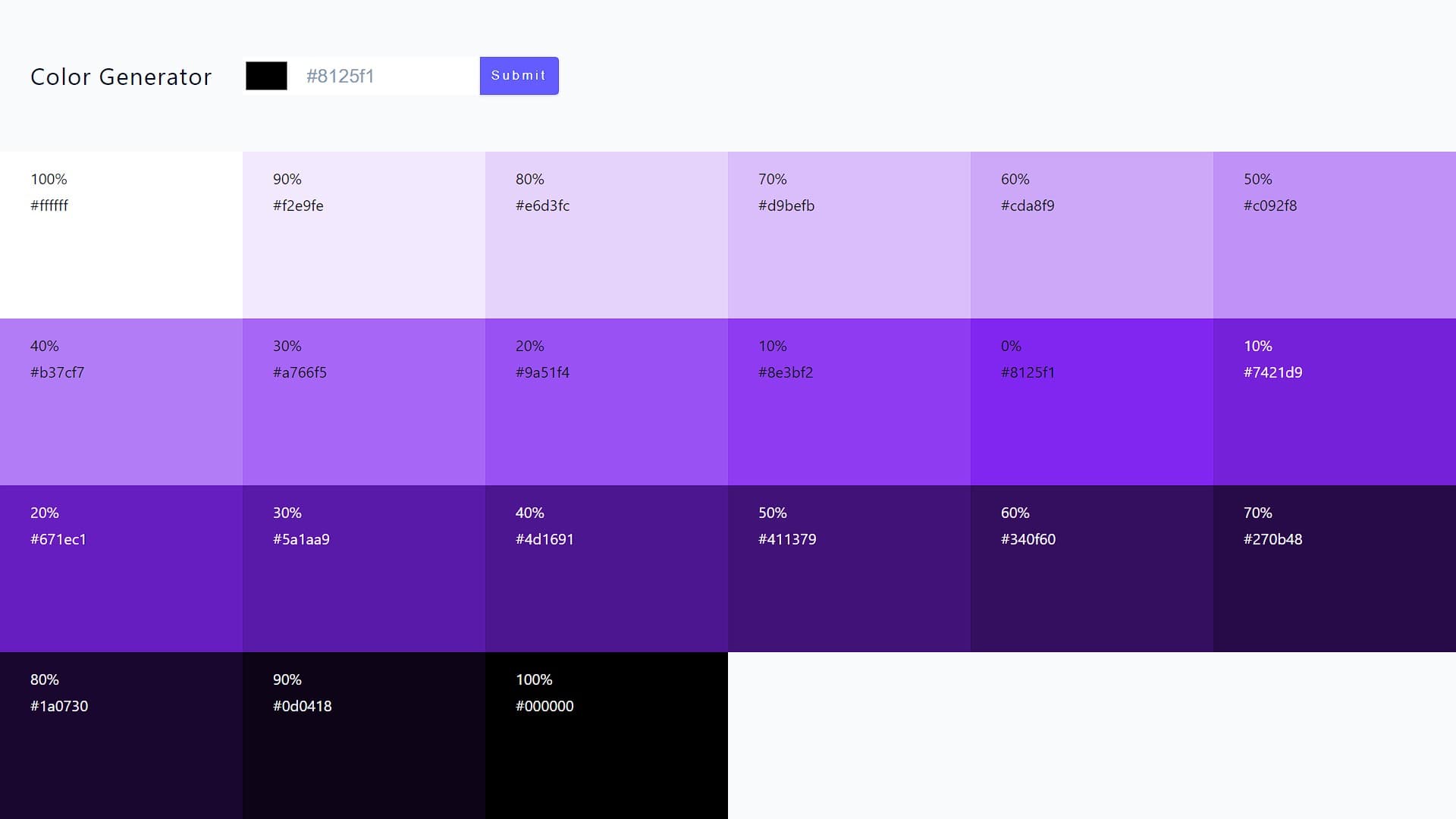 Color Generator